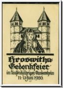 Hroswitha-Gedenkfeier im tausendjhrigen Gandersheim 11-13. Juni  (564)